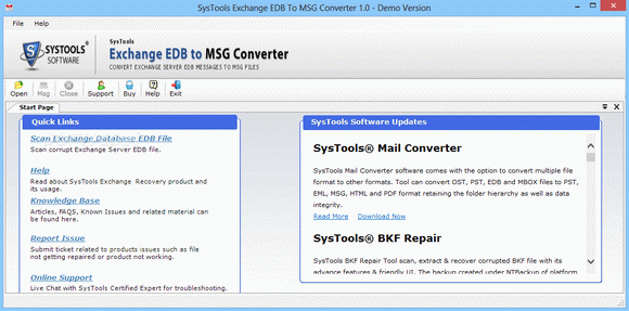 SysTools Exchange EDB to MSG Converter Crack With Activator 2024