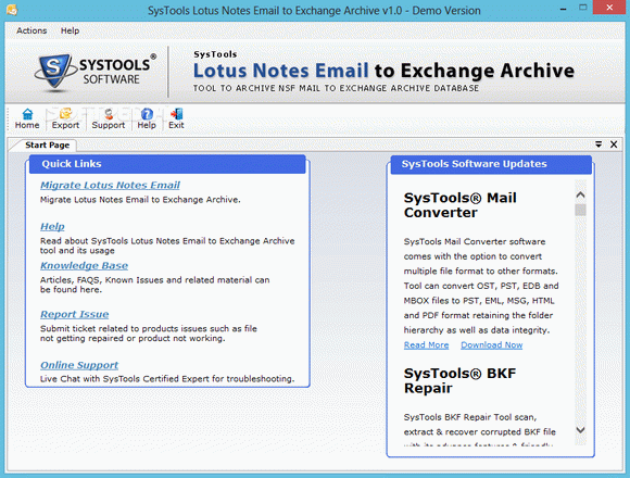 SysTools Lotus Notes Emails to Exchange Archive Crack With Activation Code Latest