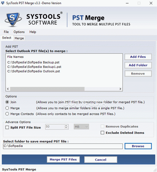 SysTools PST Merge Activation Code Full Version