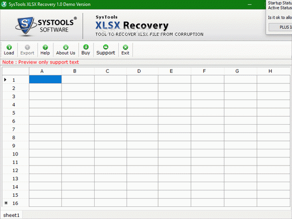 SysTools XLSX Recovery Crack With Serial Number
