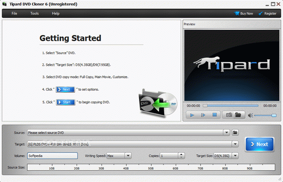 instaling Tipard DVD Creator 5.2.82