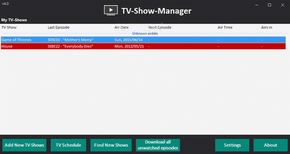 TV-Show-Manager Crack + Serial Key
