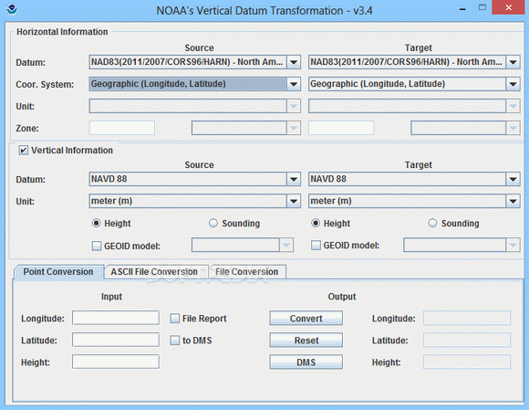 NOAA's Vertical Datum Transformation Crack + Activator Updated