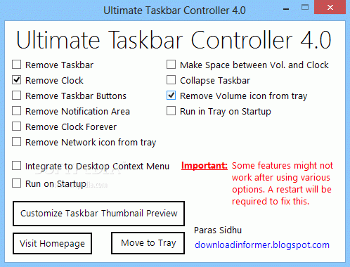 Ultimate Taskbar Controller Crack + License Key (Updated)