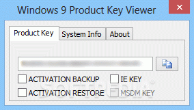 Windows 9 Product Key Viewer Crack With Activator