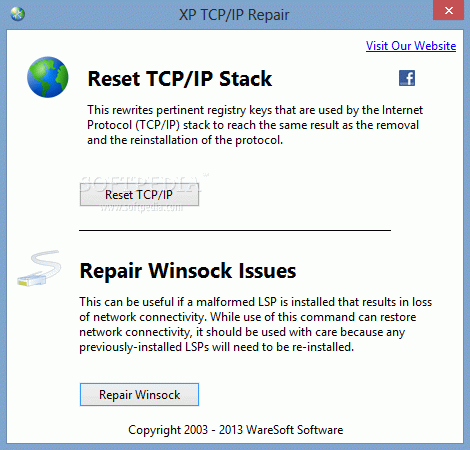 XP TCP/IP Repair Activator Full Version