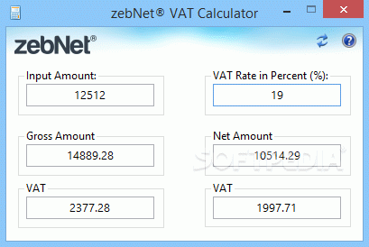 zebNet VAT Calculator TNG Crack With Activation Code 2024