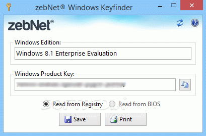 zebNet Windows Keyfinder Crack + Keygen