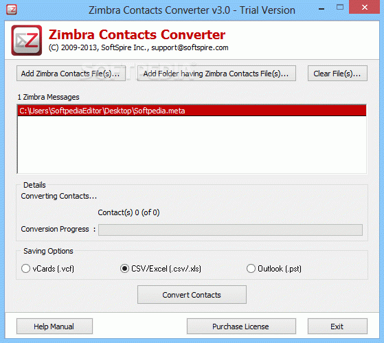 Zimbra Contacts Converter Crack + Activator
