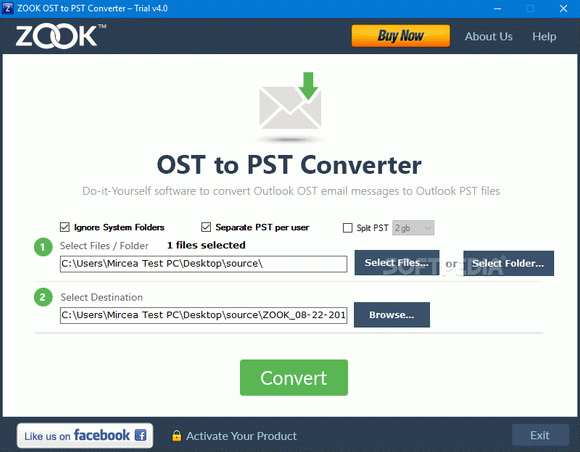 ZOOK OST to PST Converter Crack + Activator